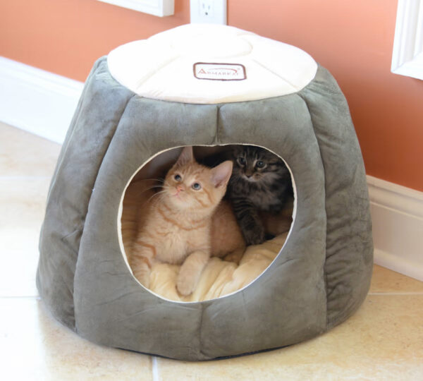 Armarkat House Cat Bed in Beige